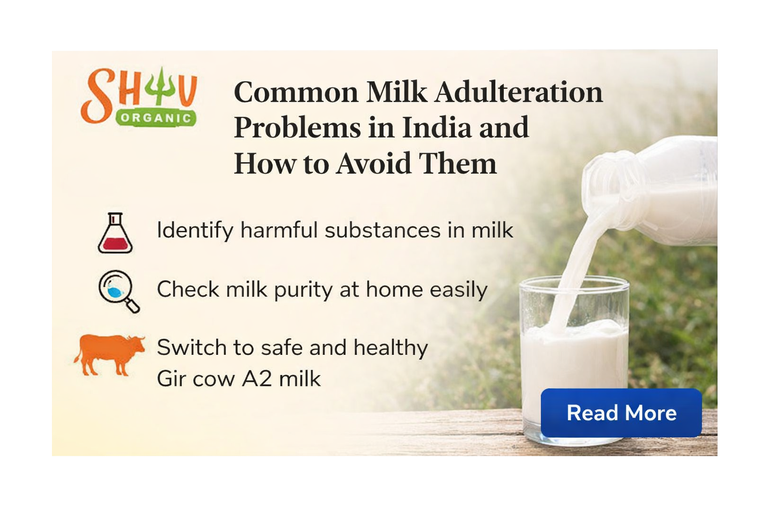 Common Milk Adulteration Problems in India and How to Avoid Them