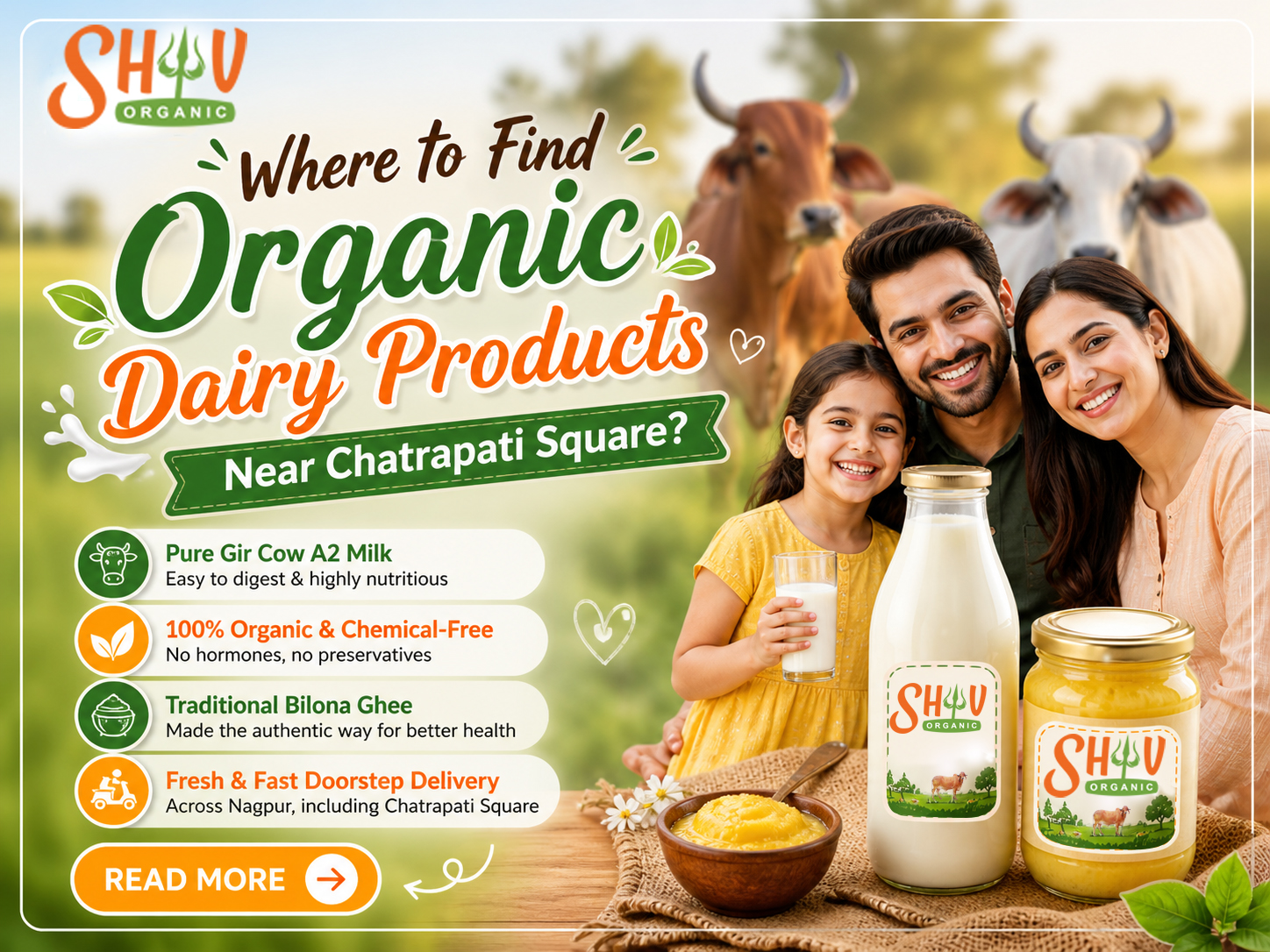 Where to Find Organic Dairy Products Near Chhatrapati Square? A Complete Guide for Health-Conscious Families in Nagpur