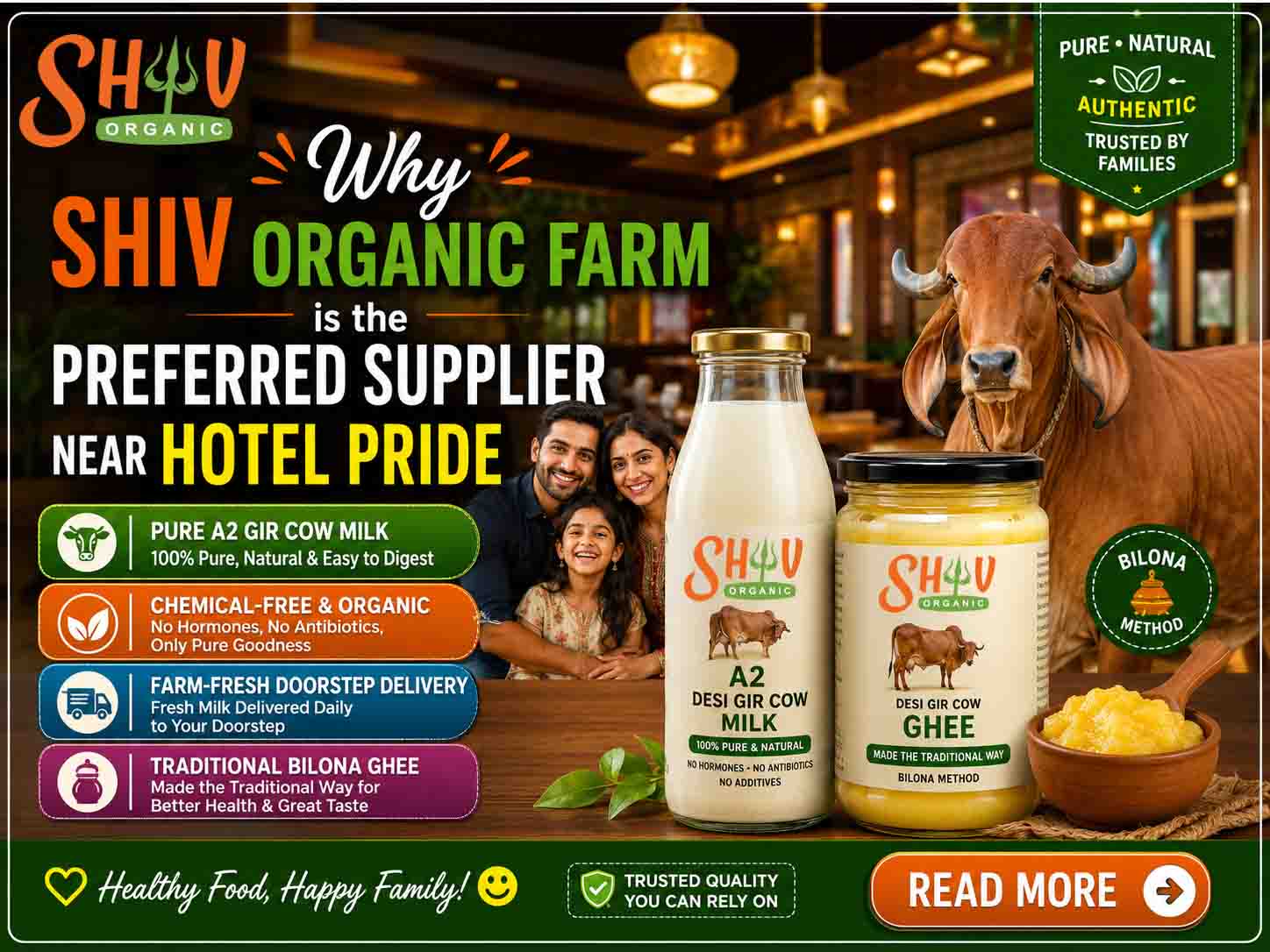 Why Shiv Organic Farm is the Preferred Supplier Near Hotel Pride
